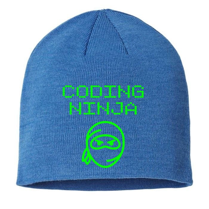 Coding Ninja Computer Programming Web Developer Coder Coding Gift Sustainable Beanie