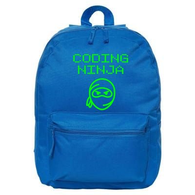 Coding Ninja Computer Programming Web Developer Coder Coding Gift 16 in Basic Backpack