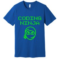Coding Ninja Computer Programming Web Developer Coder Coding Gift Premium T-Shirt