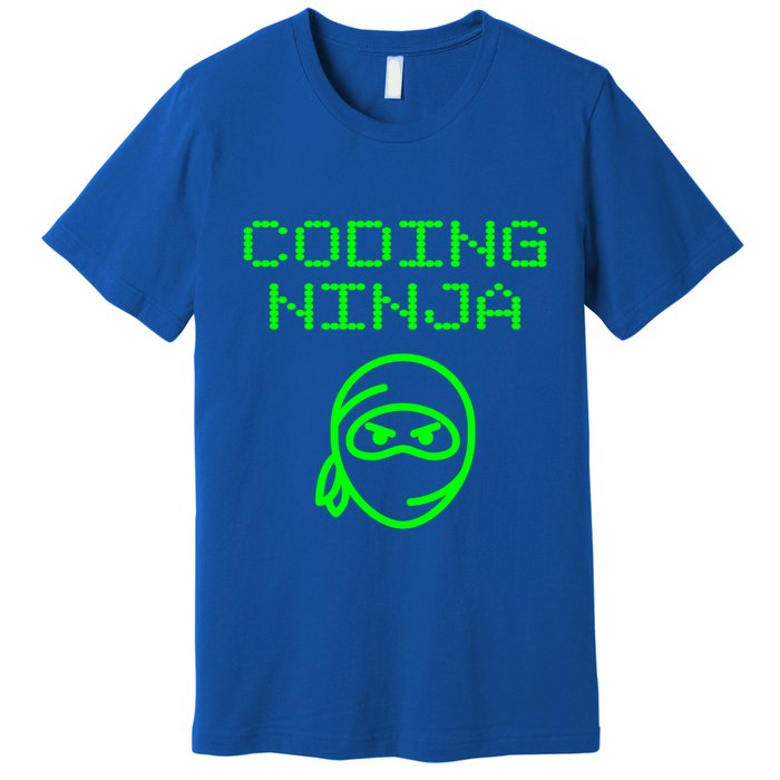 Coding Ninja Computer Programming Web Developer Coder Coding Gift Premium T-Shirt