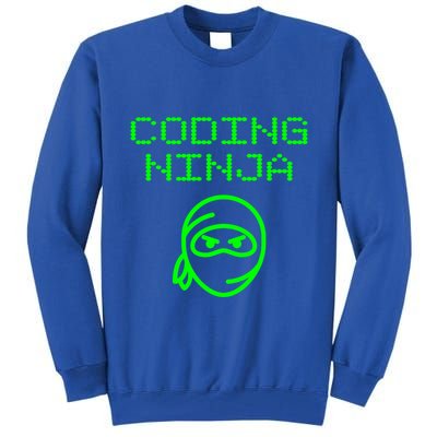 Coding Ninja Computer Programming Web Developer Coder Coding Gift Tall Sweatshirt