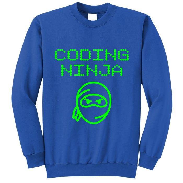 Coding Ninja Computer Programming Web Developer Coder Coding Gift Tall Sweatshirt