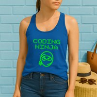 Coding Ninja Computer Programming Web Developer Coder Coding Gift Womens Tank Top