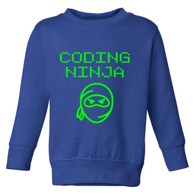 Coding Ninja Computer Programming Web Developer Coder Coding Gift Toddler Sweatshirt