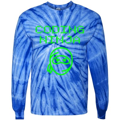 Coding Ninja Computer Programming Web Developer Coder Coding Gift Tie-Dye Long Sleeve Shirt