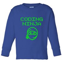 Coding Ninja Computer Programming Web Developer Coder Coding Gift Toddler Long Sleeve Shirt