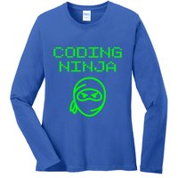 Coding Ninja Computer Programming Web Developer Coder Coding Gift Ladies Long Sleeve Shirt