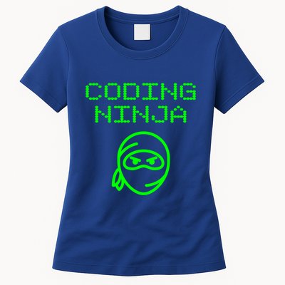 Coding Ninja Computer Programming Web Developer Coder Coding Gift Womens T-Shirt