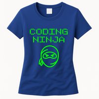 Coding Ninja Computer Programming Web Developer Coder Coding Gift Womens T-Shirt