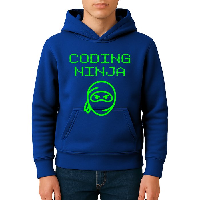 Coding Ninja Computer Programming Web Developer Coder Coding Gift Kids Hoodie