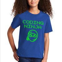 Coding Ninja Computer Programming Web Developer Coder Coding Gift Kids T-Shirt