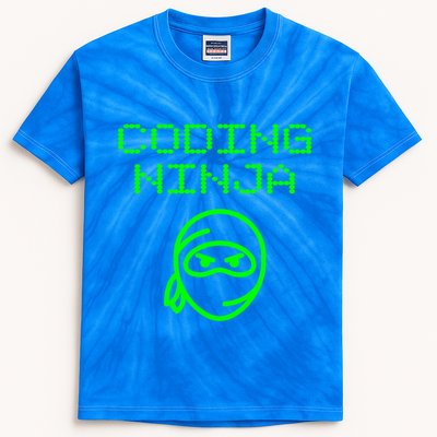 Coding Ninja Computer Programming Web Developer Coder Coding Gift Kids Tie-Dye T-Shirt