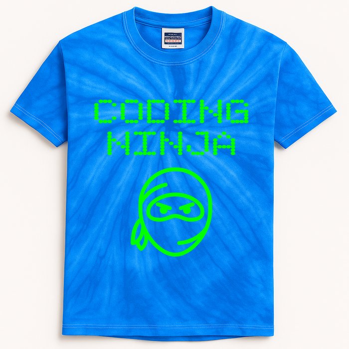 Coding Ninja Computer Programming Web Developer Coder Coding Gift Kids Tie-Dye T-Shirt