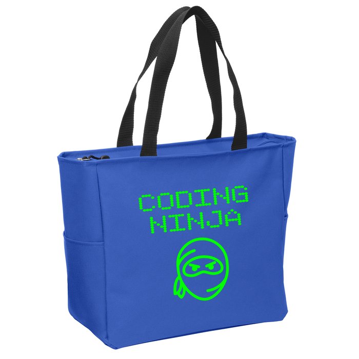 Coding Ninja Computer Programming Web Developer Coder Coding Gift Zip Tote Bag