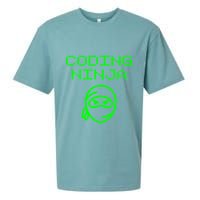 Coding Ninja Computer Programming Web Developer Coder Coding Gift Sueded Cloud Jersey T-Shirt
