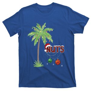 Chest Nuts Christmas Family Christmas Beach Palm Tree Lights Gift T-Shirt