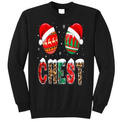 Chest Nuts Couple Christmas Pajama Chestnuts Xmas Gift Sweatshirt