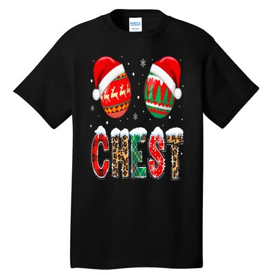 Chest Nuts Couple Christmas Pajama Chestnuts Xmas Gift Tall T-Shirt