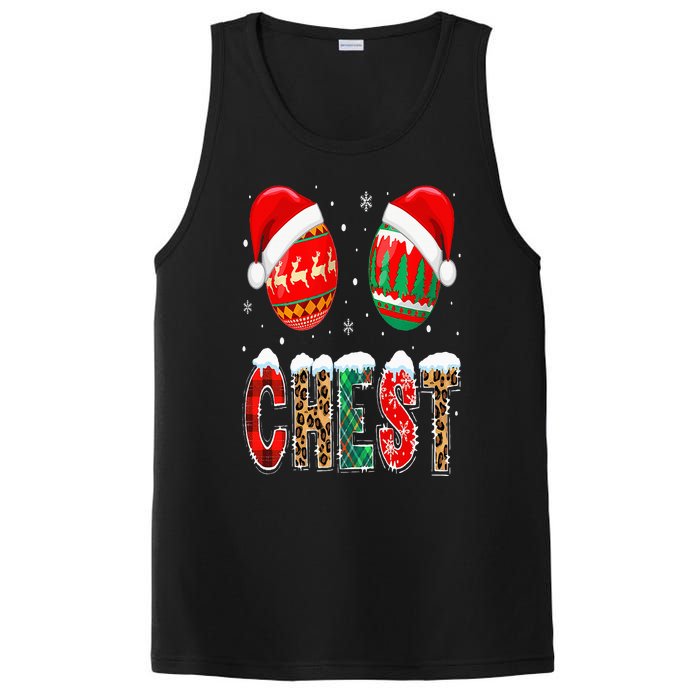 Chest Nuts Couple Christmas Pajama Chestnuts Xmas Gift PosiCharge Competitor Tank