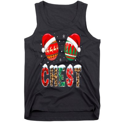 Chest Nuts Couple Christmas Pajama Chestnuts Xmas Gift Tank Top