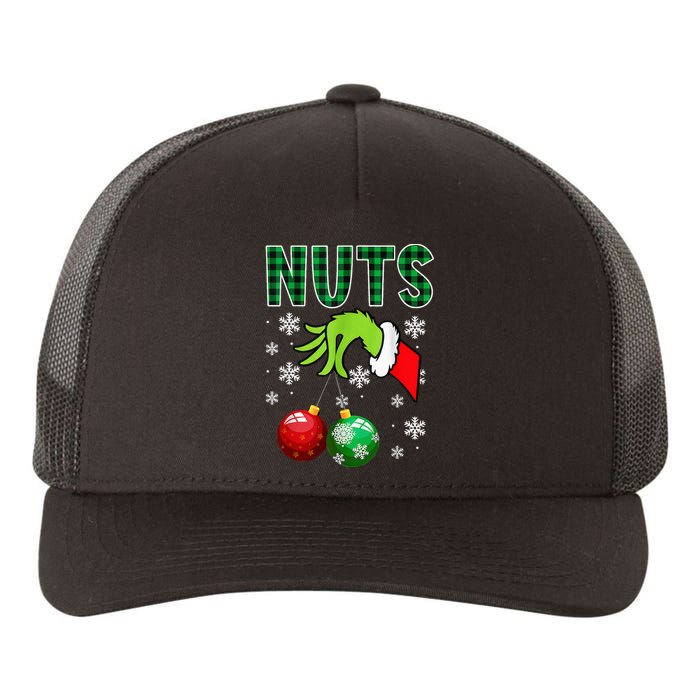 Chest Nuts Christmas Funny Matching Couple Chestnuts Yupoong Adult 5-Panel Trucker Hat