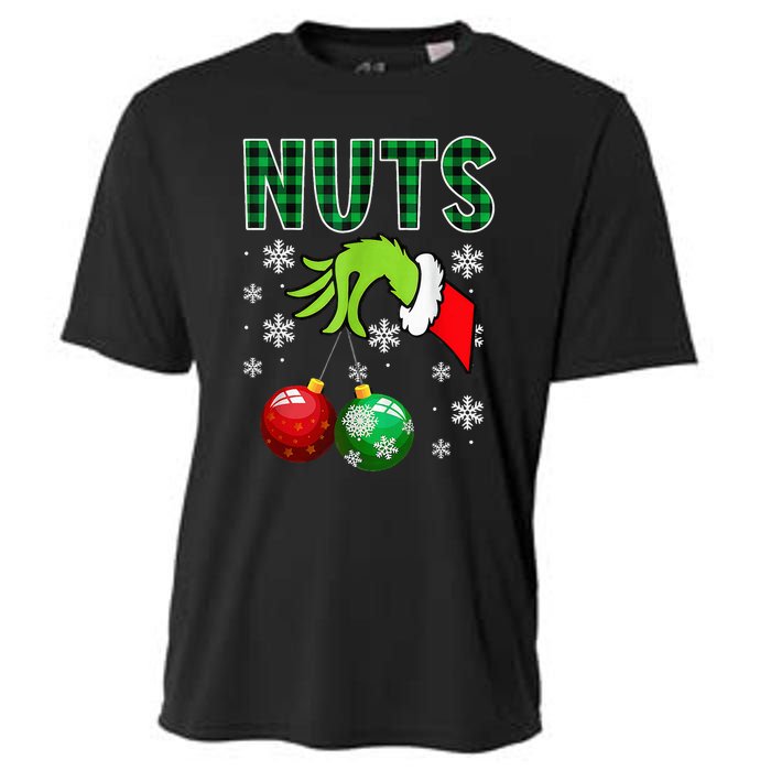 Chest Nuts Christmas Funny Matching Couple Chestnuts Cooling Performance Crew T-Shirt