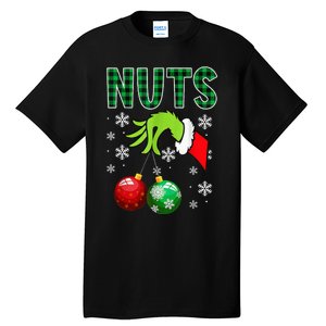 Chest Nuts Christmas Funny Matching Couple Chestnuts Tall T-Shirt