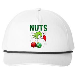 Chest Nuts Christmas Funny Matching Couple Chestnuts Snapback Five-Panel Rope Hat