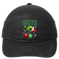 Chest Nuts Christmas Funny Matching Couple Chestnuts 7-Panel Snapback Hat