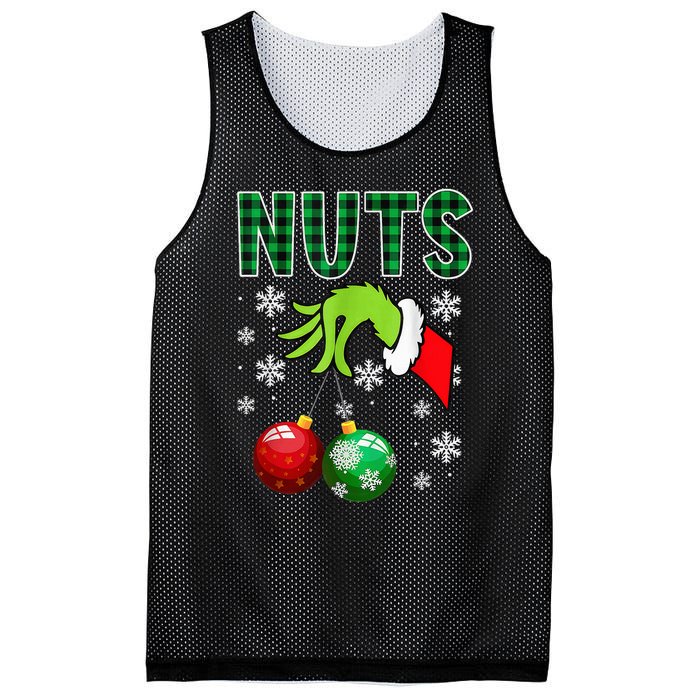 Chest Nuts Christmas Funny Matching Couple Chestnuts Mesh Reversible Basketball Jersey Tank