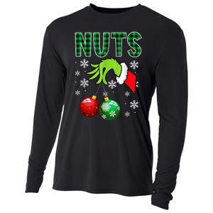 Chest Nuts Christmas Funny Matching Couple Chestnuts Cooling Performance Long Sleeve Crew