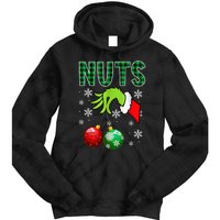 Chest Nuts Christmas Funny Matching Couple Chestnuts Tie Dye Hoodie