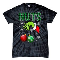 Chest Nuts Christmas Funny Matching Couple Chestnuts Tie-Dye T-Shirt