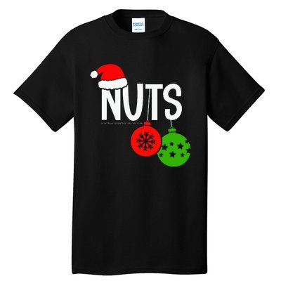 Chest Nuts Christmas Funny Matching Couple Chestnuts  Tall T-Shirt