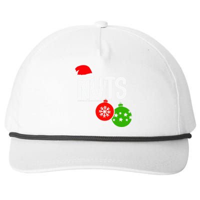 Chest Nuts Christmas Funny Matching Couple Chestnuts  Snapback Five-Panel Rope Hat