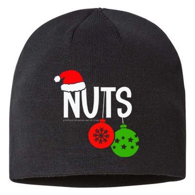 Chest Nuts Christmas Funny Matching Couple Chestnuts  Sustainable Beanie