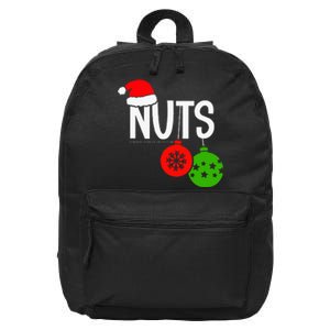 Chest Nuts Christmas Funny Matching Couple Chestnuts  16 in Basic Backpack