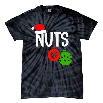 Chest Nuts Christmas Funny Matching Couple Chestnuts  Tie-Dye T-Shirt