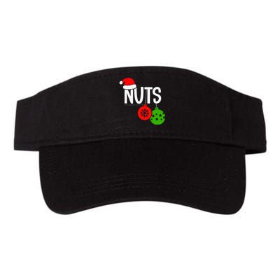 Chest Nuts Christmas Funny Matching Couple Chestnuts  Valucap Bio-Washed Visor