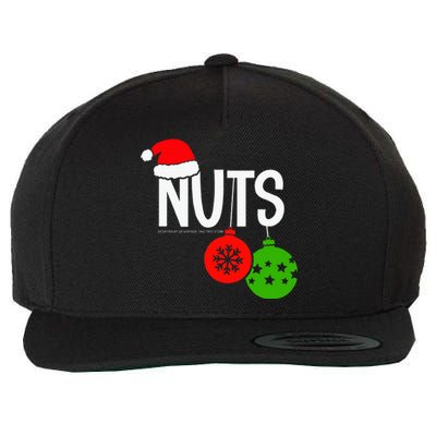 Chest Nuts Christmas Funny Matching Couple Chestnuts  Wool Snapback Cap