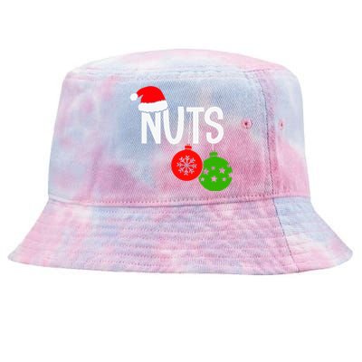 Chest Nuts Christmas Funny Matching Couple Chestnuts  Tie-Dyed Bucket Hat