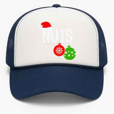 Chest Nuts Christmas Funny Matching Couple Chestnuts  Trucker Hat