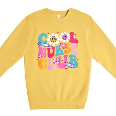 Cool Nurse Club Healthcare Nurse Life Premium Crewneck Sweatshirt