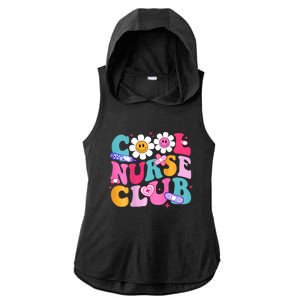 Cool Nurse Club Healthcare Nurse Life Ladies PosiCharge Tri-Blend Wicking Draft Hoodie Tank