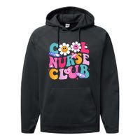 Cool Nurse Club Healthcare Nurse Life Performance Fleece Hoodie