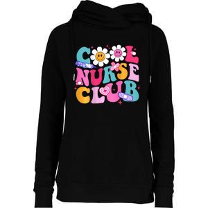 Cool Nurse Club Healthcare Nurse Life Womens Funnel Neck Pullover Hood