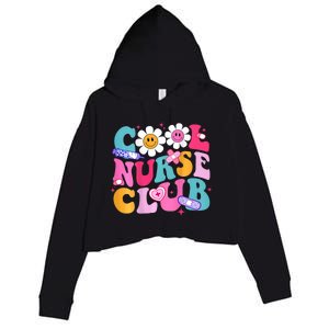 Cool Nurse Club Healthcare Nurse Life Crop Fleece Hoodie