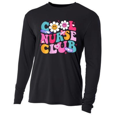 Cool Nurse Club Healthcare Nurse Life Cooling Performance Long Sleeve Crew