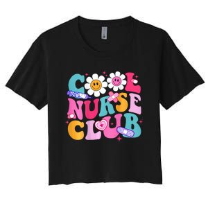 Cool Nurse Club Healthcare Nurse Life Women's Crop Top Tee