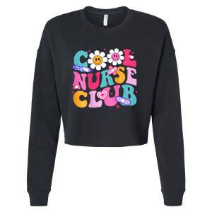 Cool Nurse Club Healthcare Nurse Life Cropped Pullover Crew